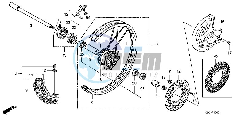 FRONT WHEEL