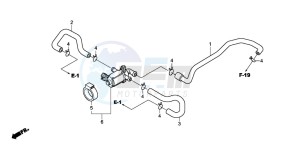 CBF1000A drawing AIR INJECTION CONTROL VALVE