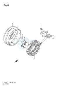 LT-F250 (E28-E33) drawing MAGNETO