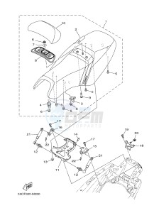 XP500 T-MAX 530 (59CS) drawing SEAT