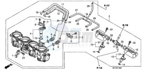 CBR600RR9 Korea - (KO / MK) drawing THROTTLE BODY