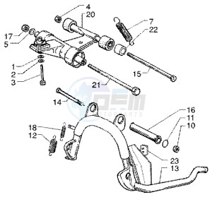 ET4 50 drawing Central Stand - Swinging arm