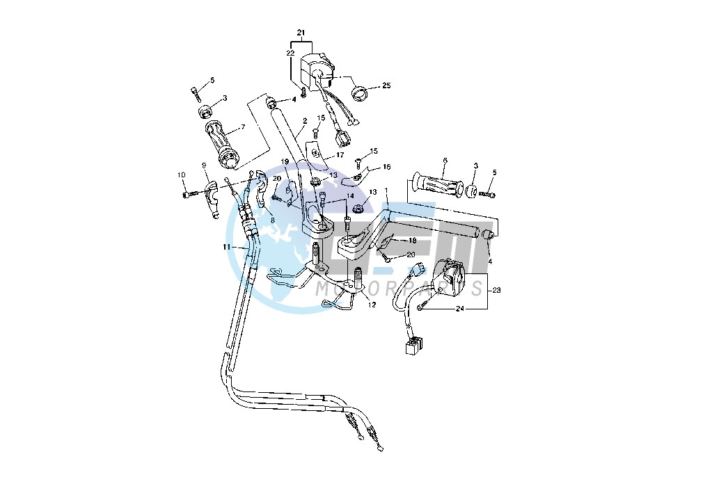 STEERING HANDLE - CABLE