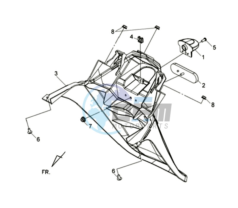 RR  FENDER ASSY