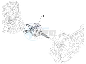 BEVERLY 300 IE ABS E4 (APAC) drawing Crankshaft