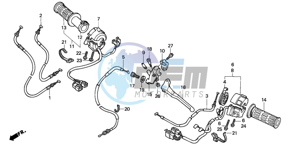 HANDLE LEVER /SWITCH/ CABLE