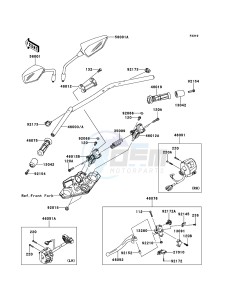 VERSYS_1000 KLZ1000ADF FR GB XX (EU ME A(FRICA) drawing Handlebar