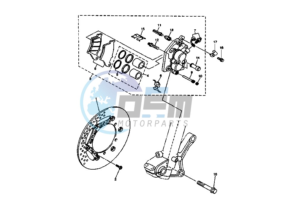 FRONT BRAKE CALIPER