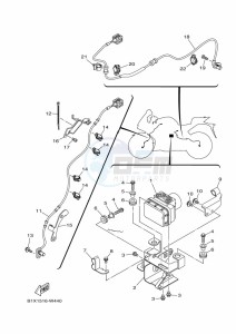 YZF320-A YZF-R3 (B2X9) drawing ELECTRICAL 3