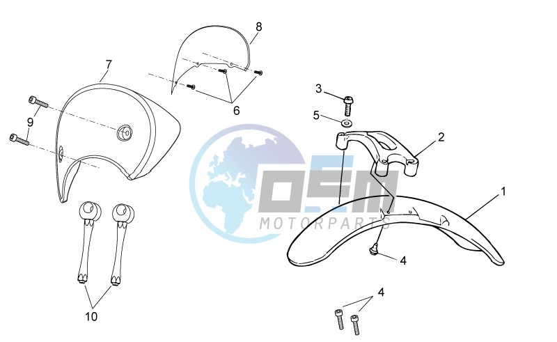 Front body - Front mudguard