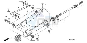 VT750C2F9 Australia - (U / KMH MME) drawing SWINGARM