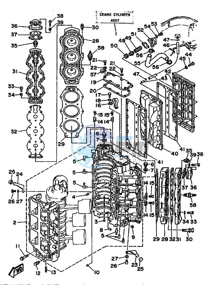 CYLINDER--CRANKCASE