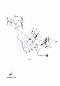 MT-07 MTN690 (BATS) drawing HANDLE SWITCH & LEVER