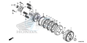 GLR1251WHH UK - (E) drawing CLUTCH