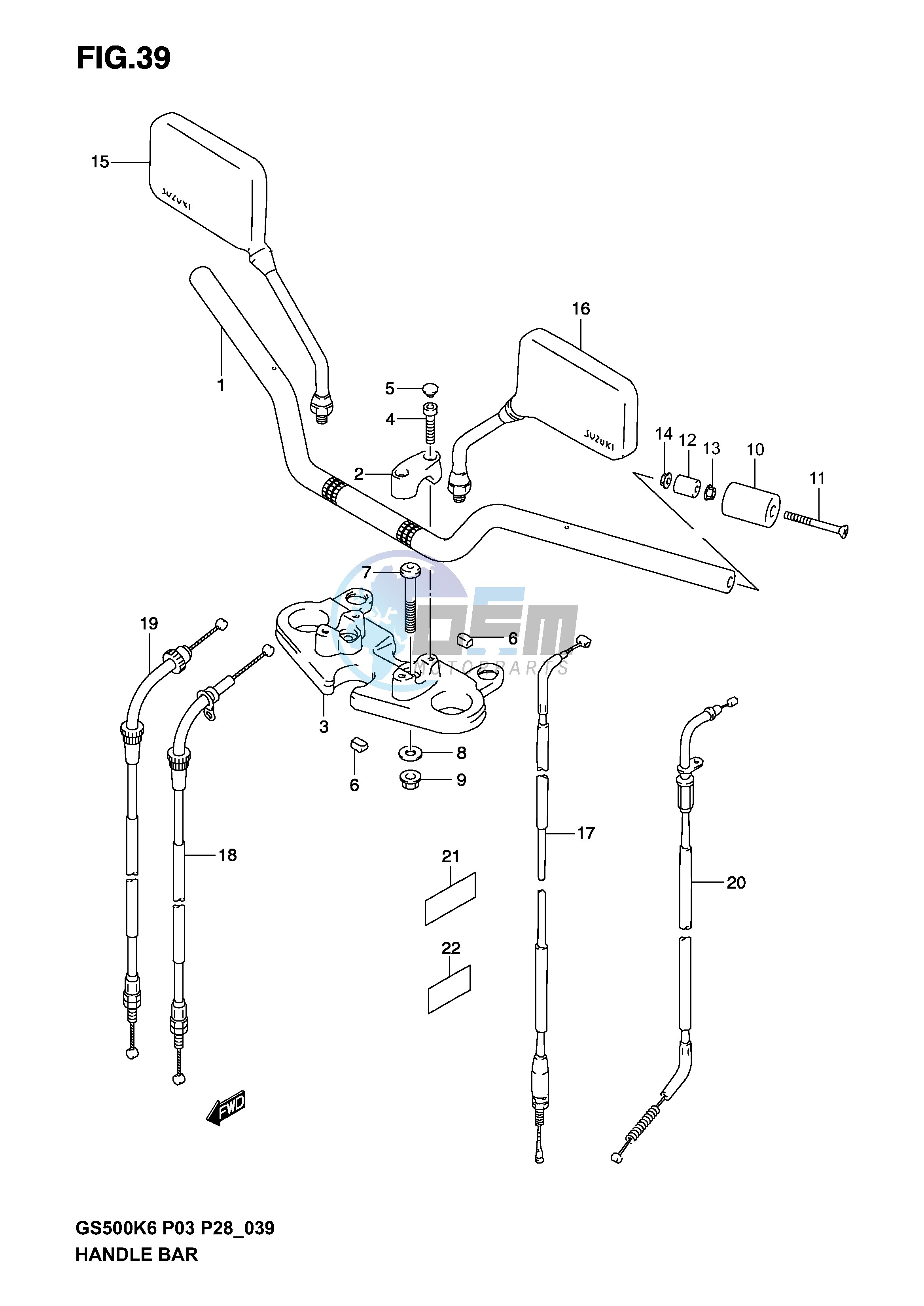 HANDLEBAR (MODEL K3)