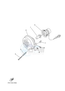 YFM700FWBD YFM70KPSJ KODIAK 700 EPS SPECIAL EDITION (B32D) drawing HEADLIGHT