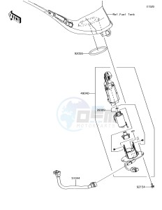 VULCAN S ABS EN650DHF XX (EU ME A(FRICA) drawing Fuel Pump