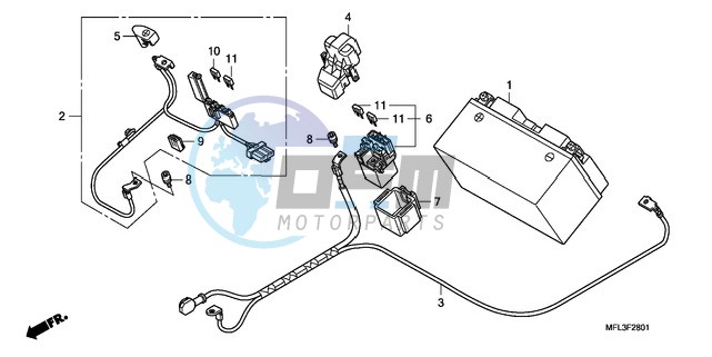 BATTERY (CBR1000RA)