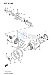 VL800 INTRUDER EU drawing SECONDARY DRIVE GEAR