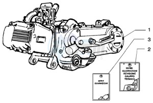 Liberty 50 4t RST ptt (E) Spain drawing Engine