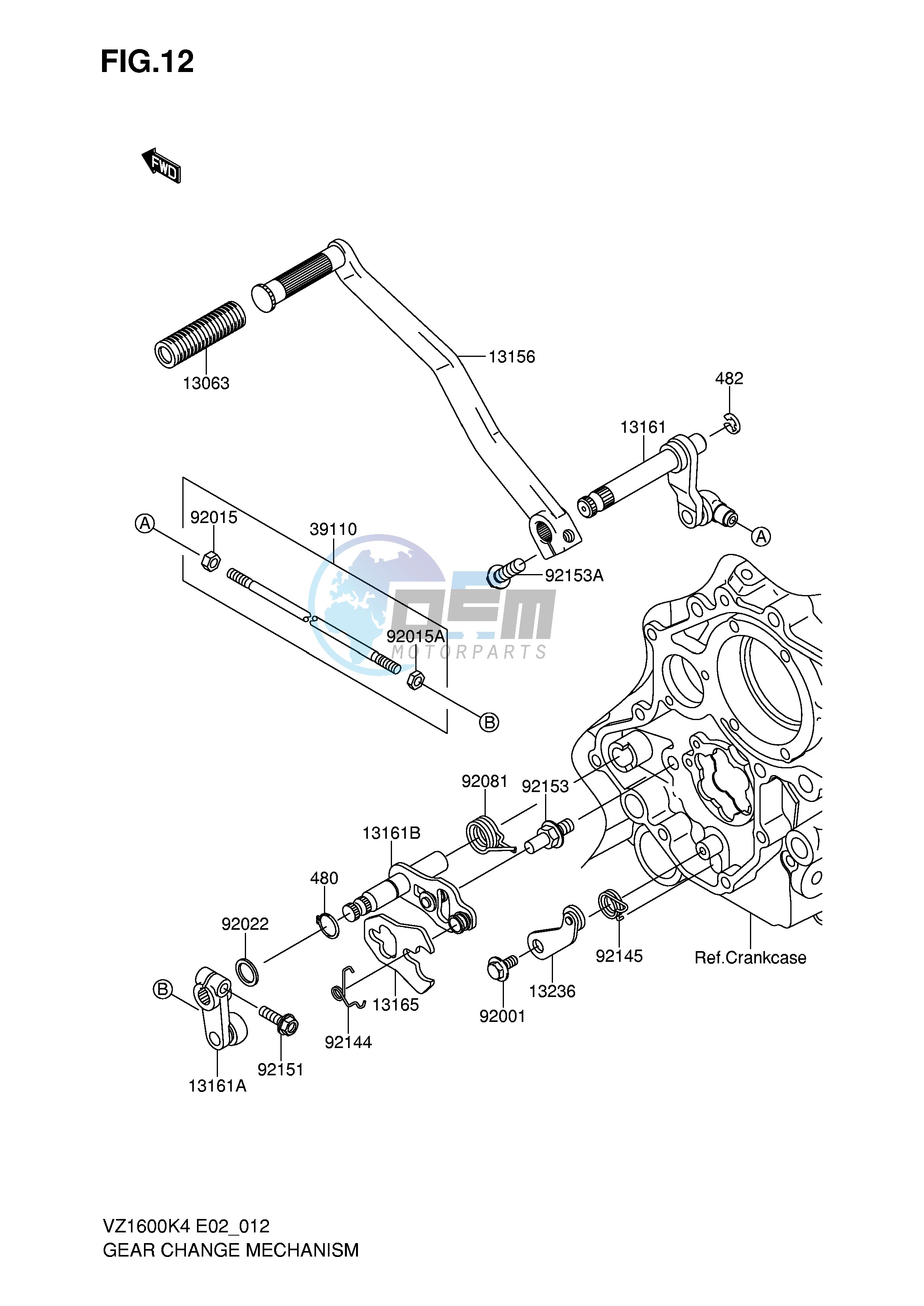 GEAR CHANGE MECHANISM