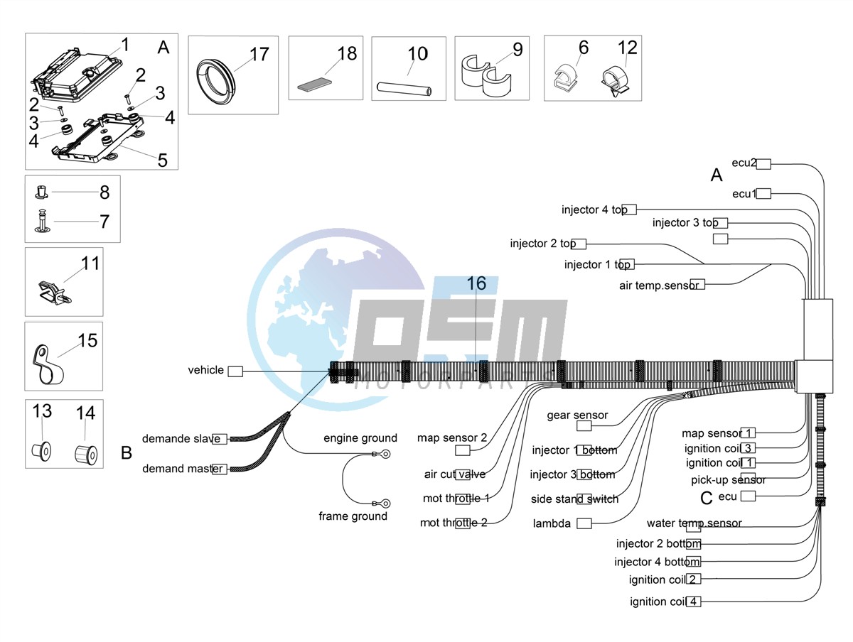 Central electrical system