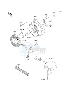 EJ 650 A [W650] (A2-A4 A4 CAN ONLY) W650 drawing GENERATOR