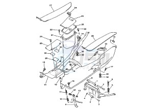 YP MAJESTY DX 250 drawing STAND-FOOTREST