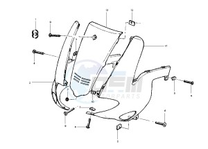 Runner POGGIALI 50 drawing Front shield