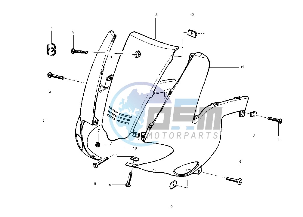 Front shield