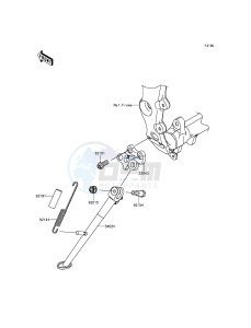 NINJA_ZX-6R ZX636EEF FR GB XX (EU ME A(FRICA) drawing Stand(s)