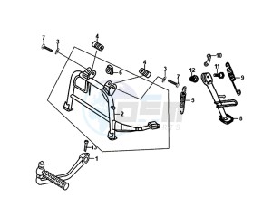 FIDDLE II 50 (25 KM/H) (AF05W4-NL) (E4) (L8-M0) drawing MAIN STAND KICK STARTER ARM / FIDDLE II 50 (25 KM/H) (AF05W4-NL) (E4) (L8-M0)