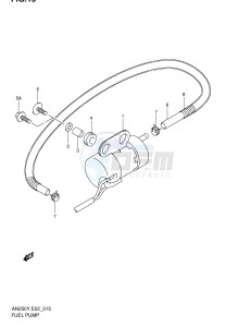 AN250 (E2) Burgman drawing FUEL PUMP