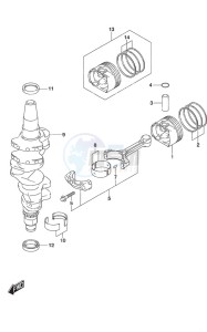 DF 50A drawing Crankshaft