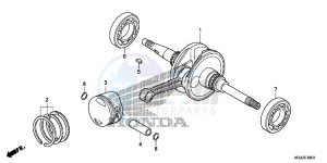 FES125C drawing CRANKSHAFT/PISTON