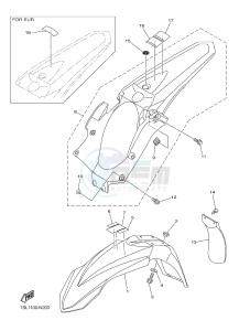 YZ250F (1SMD 1SMF 1SMG 1SMH) drawing FENDER