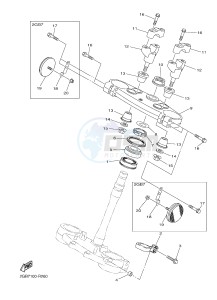 WR250F (2GB7 2GB8 2GB9) drawing STEERING