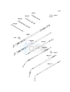 KVF 360 A [PRAIRIE 360 4X4] (A6F-A9F) A8F drawing CABLES