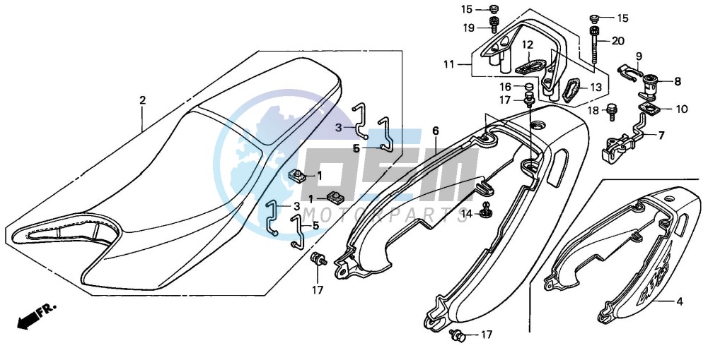 SEAT/SEAT COWL