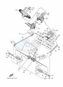 YXF850E YXF85WPAM (BARE) drawing STEERING