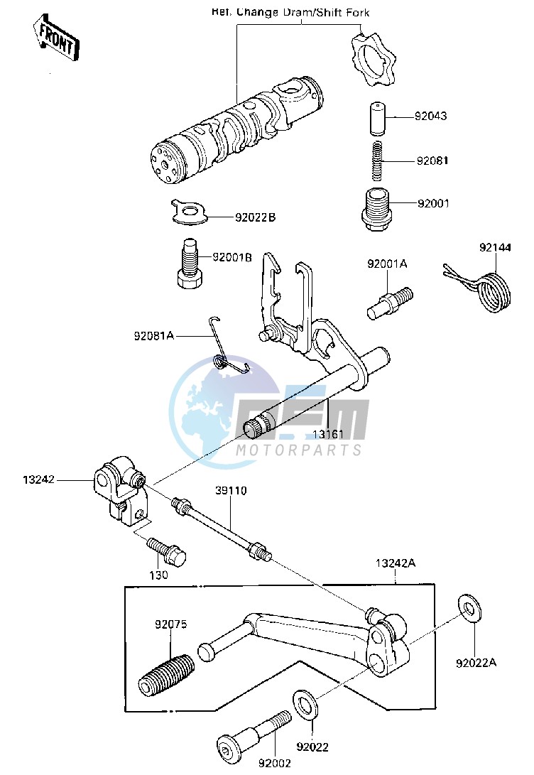 GEAR CHANGE MECHANISM