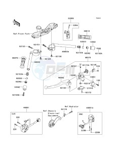 ZX 600 R [NINJA ZX-6R MONSTER ENERGY] (R9FA) R9FA drawing HANDLEBAR