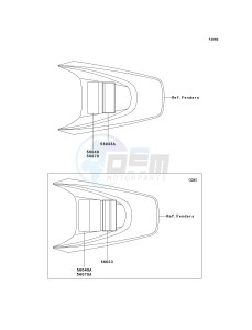 KLX 110 A (A1-A4) drawing LABELS