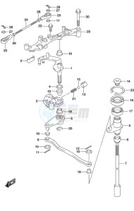 DF 175 drawing Clutch Shaft (Model: TG/ZG)