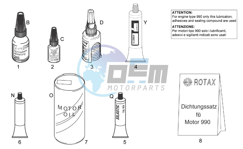 Sealing and lubricating agents