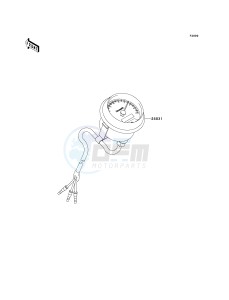 KVF 360 B [PRAIRIE 360] (B6F-B9F) B7F drawing OPTIONAL PARTS-- METER- -