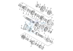 YZF R6 600 drawing TRANSMISSION