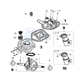 FIGHT LRUL drawing CRANKSHAFT AND CYLINDER IAE