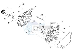 TUONO 125 4T E4 ABS (EMEA) drawing Clutch cover