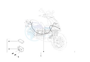 Runner VX 4T 125 drawing Wiring harness